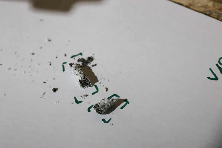 Bilder 10a und 10b / Abgeascht auf Papier